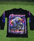 Black Graphic Long Sleeve Tee